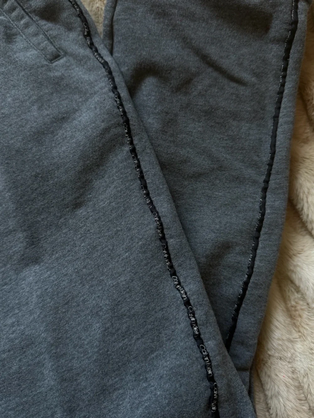 Gray Drawstring Jogger Sweatpants - Picture 4 of 4